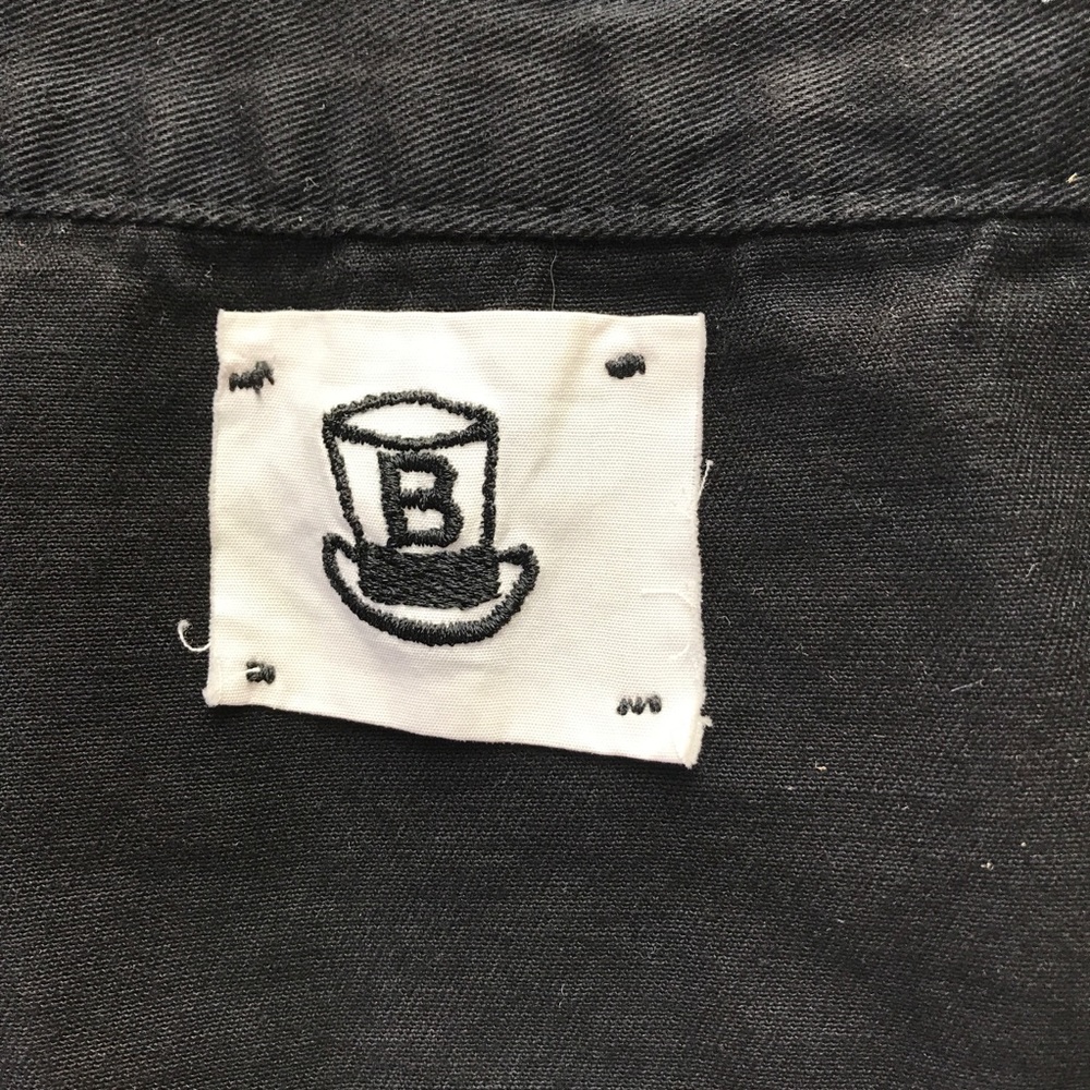 Black Patch Pocket Button Down Front Utility Penc… - image 8